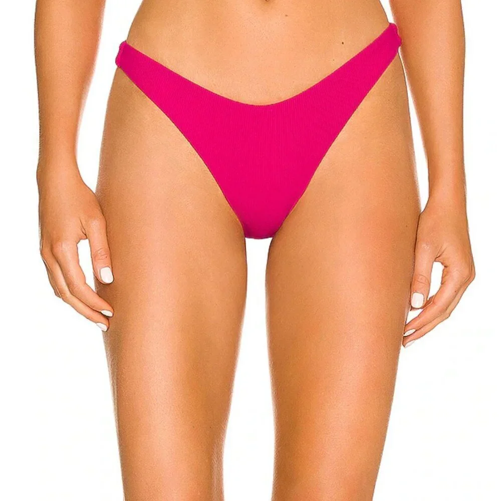 NWT l*space Cabana Bitsy Bikini Bottom in Bougainvillea Sz. XS